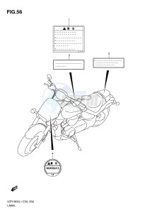 VZR1800 (E50) INTRUDER drawing LABEL