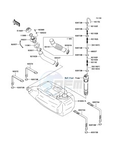 JET SKI STX-15F JT1500A9F EU drawing Fuel Tank