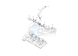 FZ6 600 drawing SECONDARY AIR SYSTEM