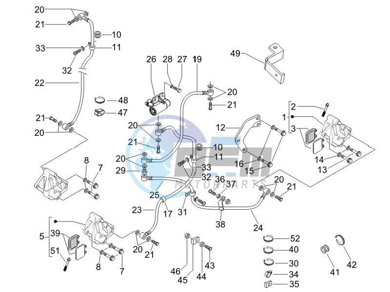 Brakes hose  - Calipers