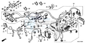 VT750CSC drawing WIRE HARNESS (VT750C2S/ CS)