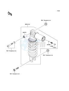 Z1000 ZR1000B7F FR GB XX (EU ME A(FRICA) drawing Shock Absorber(s)