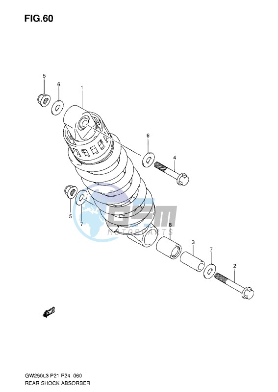 REAR SHOCK ABSORBER