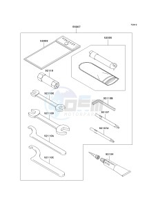 KSV 700 B [KFX700 V FORCE] (B1-B2) [KFX700 V FORCE] drawing OWNERS TOOLS