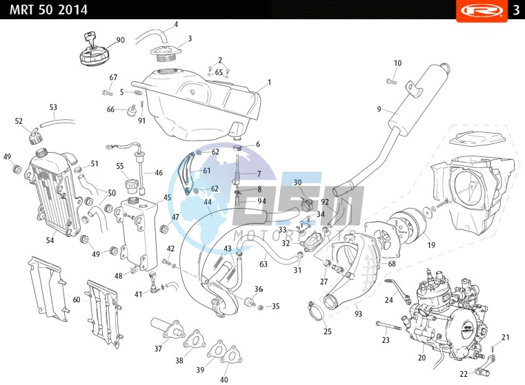 TANK-EXHAUST-RADIATOR