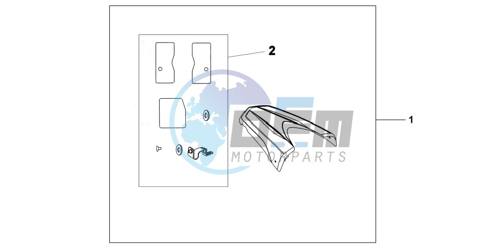 REAR SEAT COWL R-320P