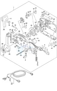 DF 9.9A drawing Remote Control w/Remote Control