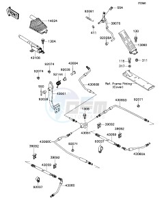 KAF 540 D [MULE 2020] (D1) [MULE 2020] drawing BRAKE PEDAL