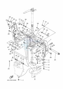 FL300BETX drawing FRONT-FAIRING-BRACKET