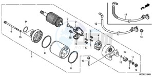 VT750C9 Korea - (KO / MK) drawing STARTER MOTOR