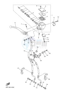 FZ8-N FZ8 (NAKED) 800 (2SH4) drawing FRONT MASTER CYLINDER