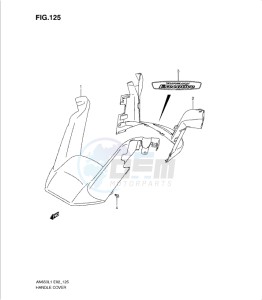 AN650 drawing HANDLE COVER (AN650AL1 E19)