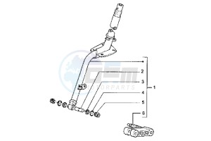 Hexagon 180 LXT drawing Steering column