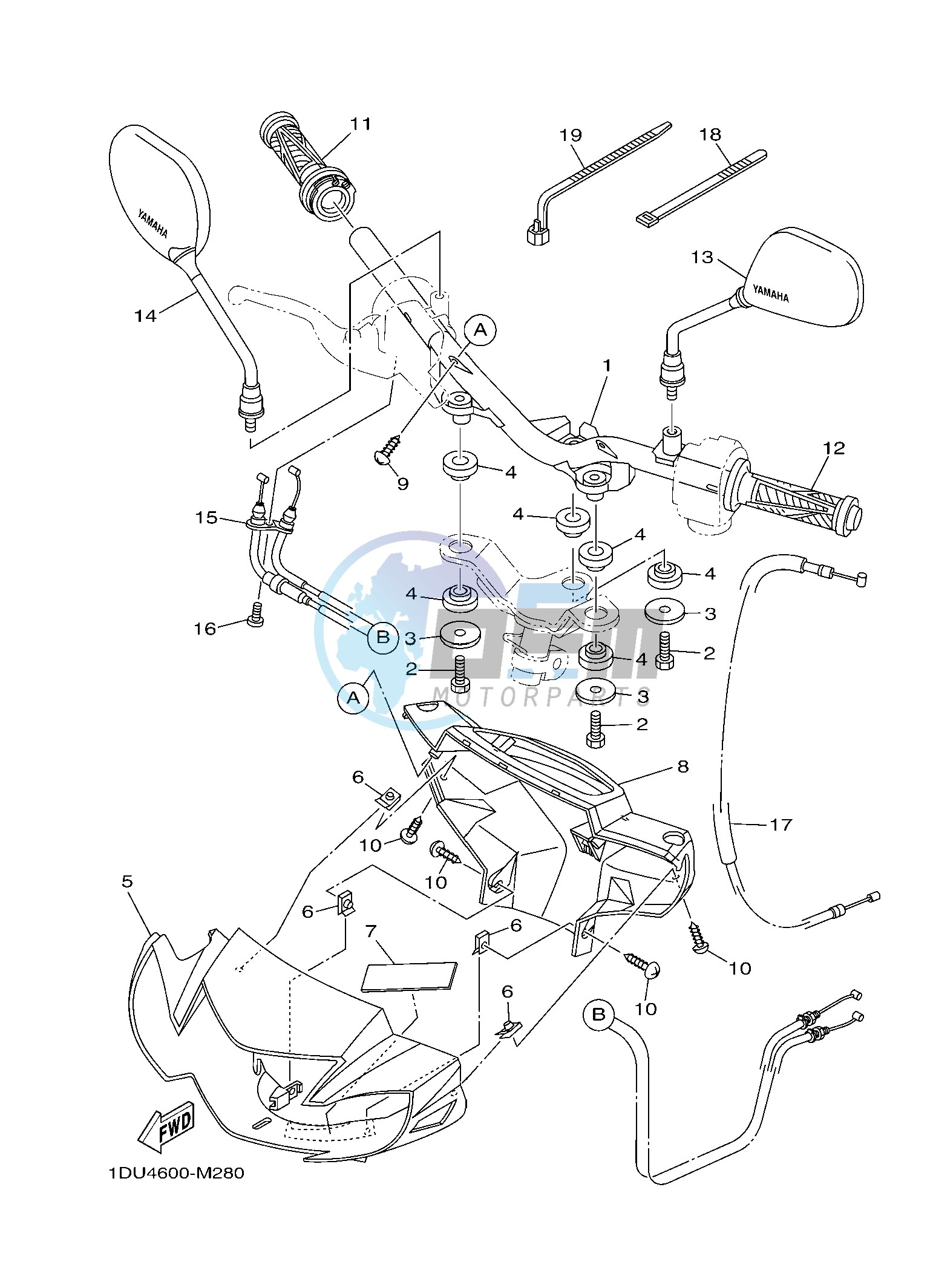 STEERING HANDLE & CABLE