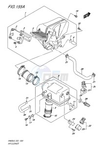 AN650Z ABS BURGMAN EXECUTIVE EU-UK drawing AIR CLEANER