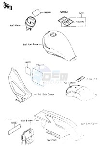 EN 450 A [454 LTD] (A1-A5) [454 LTD] drawing LABELS