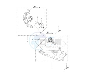 VP X-CITY 250 drawing FLASHER LIGHT