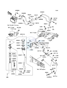 ZZR1400_ABS ZX1400FDF FR GB XX (EU ME A(FRICA) drawing Rear Master Cylinder