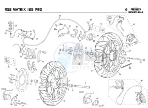 RS2-125-MATRIX-PRO-BLACK drawing WHEEL - BRAKES