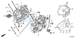 CBR125RWB CBR125RW E drawing CRANKCASE