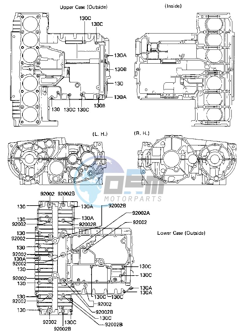 CRANKCASE BOLT PATTERN