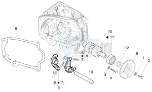 Fly 50 4t drawing Lever - Camshaft