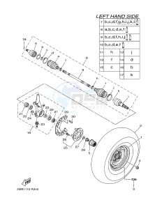 YXE700E YXE70WPXG WOLVERINE R-SPEC EPS (2MB3) drawing FRONT WHEEL