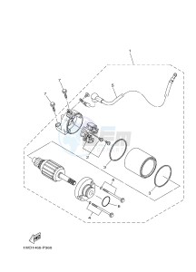 YZF-R3 YZF-R3A 321 R3 (BR53) drawing STARTING MOTOR