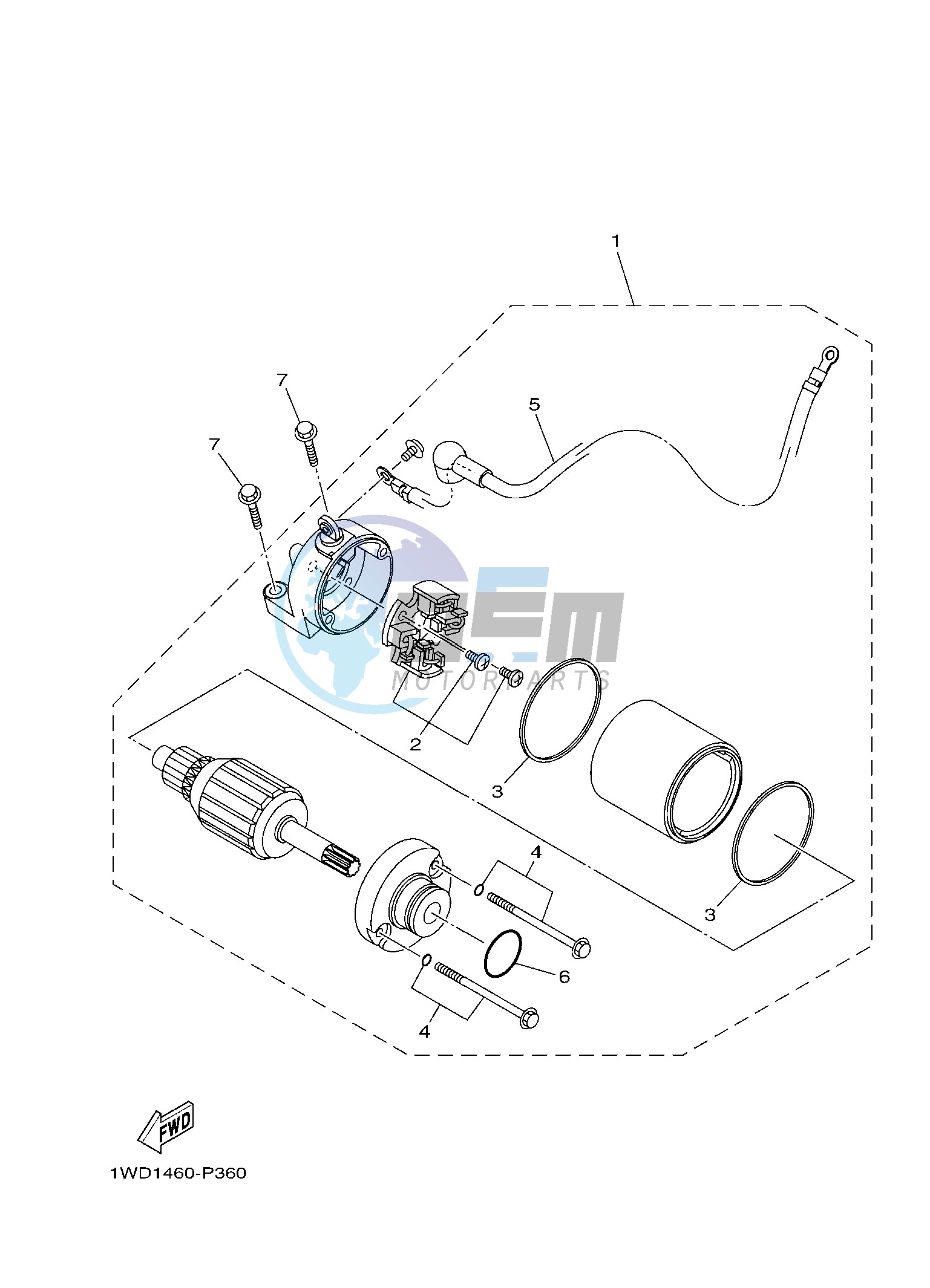 STARTING MOTOR