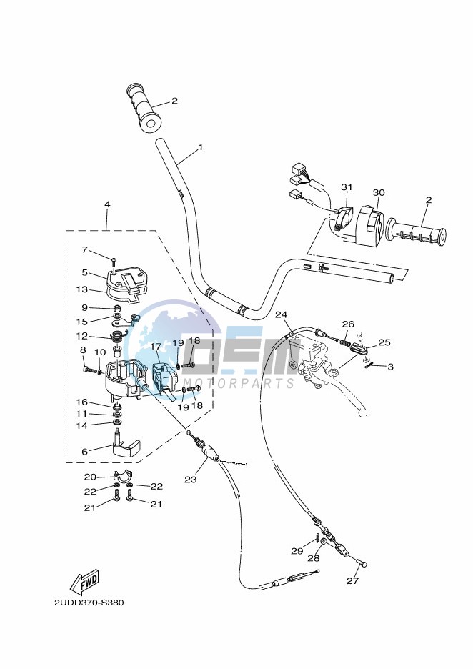 STEERING HANDLE & CABLE