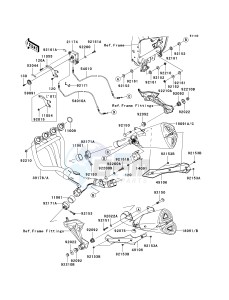 ZR 1000 B [Z1000 EUROPEAN] (B7F-B9F) B7F drawing MUFFLER-- S- -