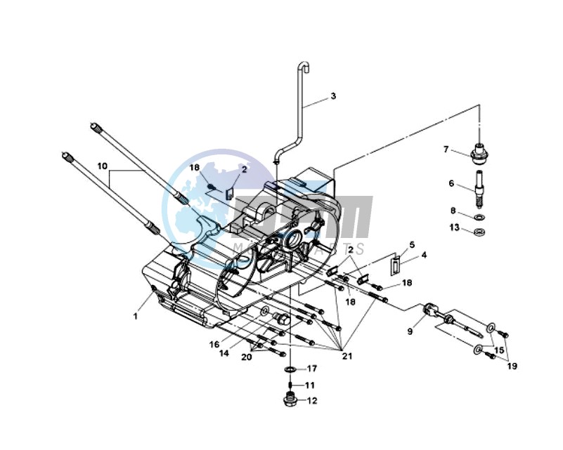 CRANKCASE / STARTER