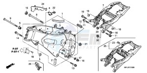 CBR1000RRB drawing FRAME BODY