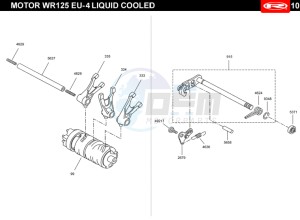 MARATHON-125-E4-TROPHY-UK-WHITE drawing PRE-SELECTOR GEAR