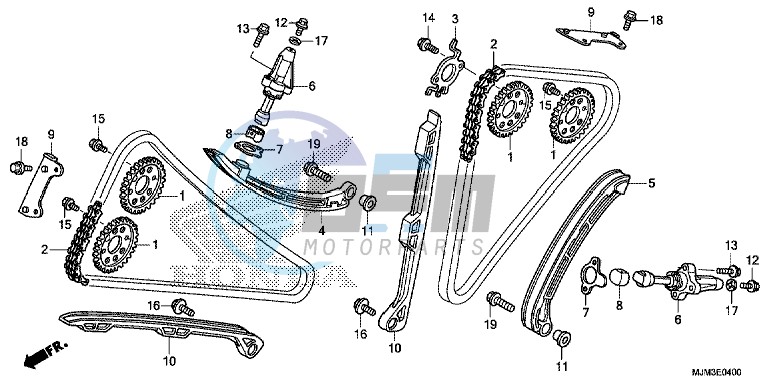 CAM CHAIN/TENSIONER