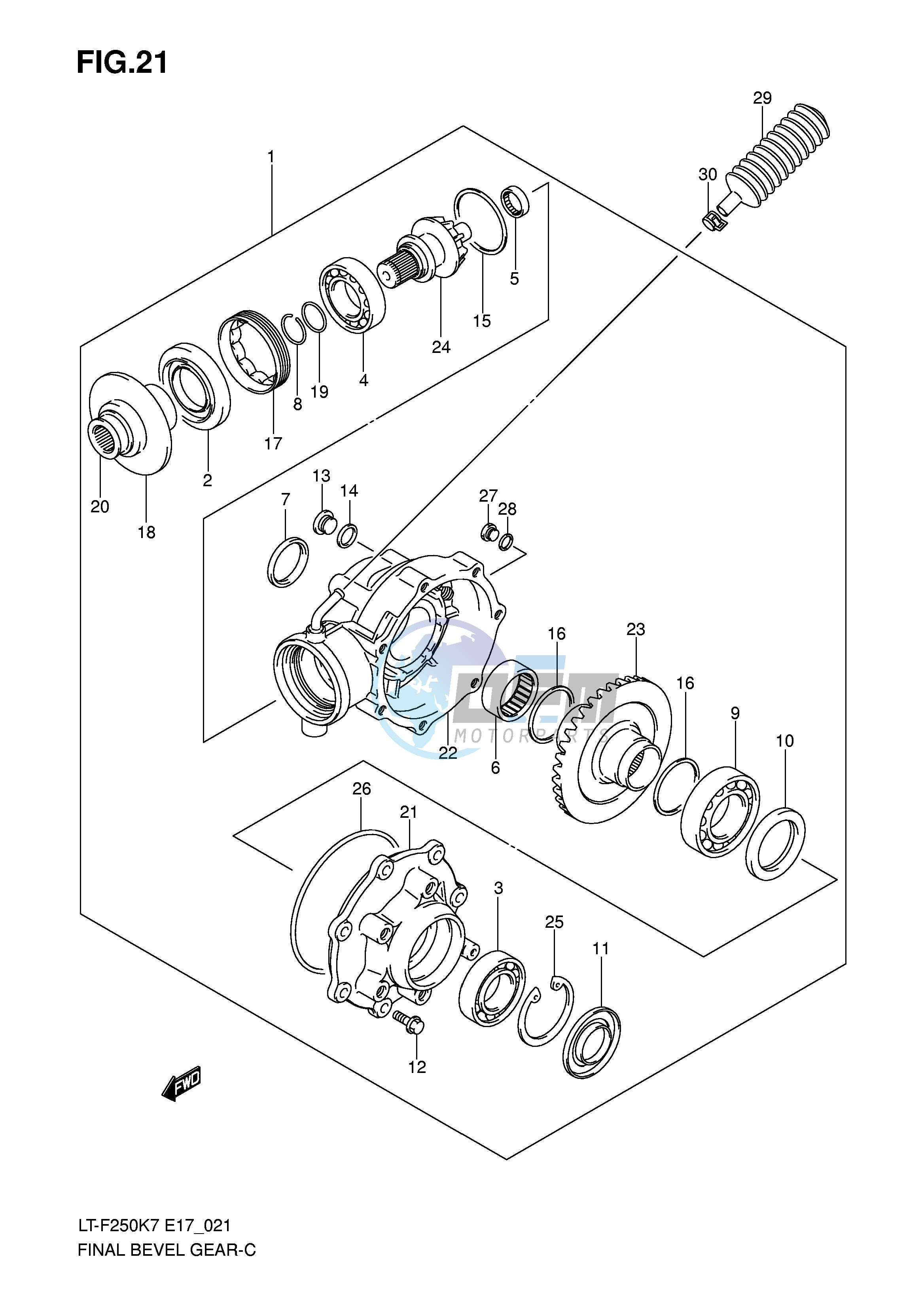 FINAL BEVEL GEAR