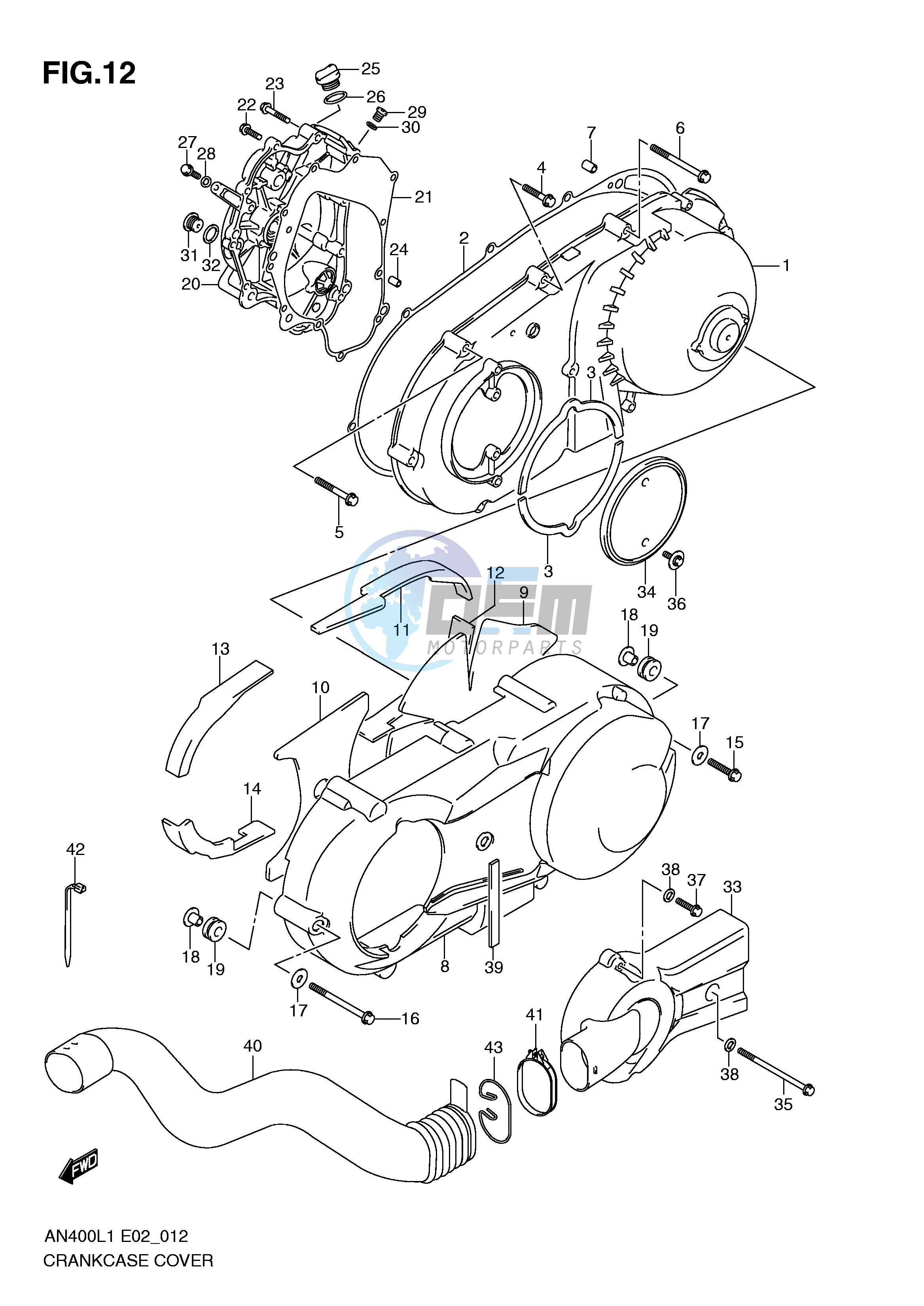 CRANKCASE COVER