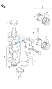 DF 115A drawing Crankshaft