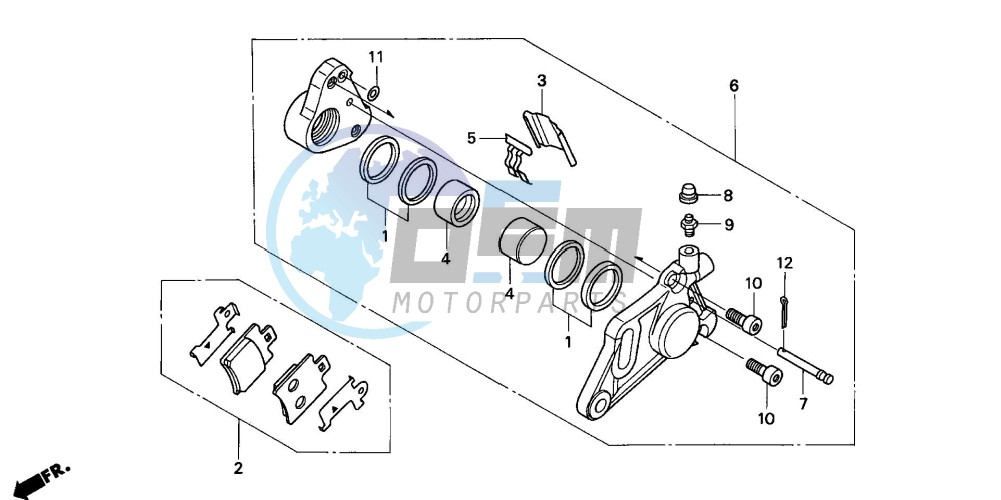 FRONT BRAKE CALIPER