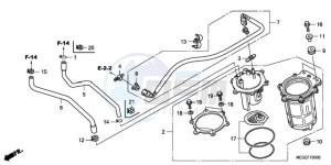 VT750C9 E / MKH MME drawing FUEL PUMP