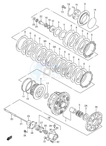 GSF1200 (E2) Bandit drawing CLUTCH