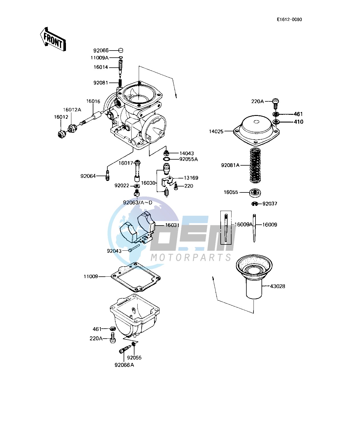 CARBURETOR PARTS -- KZ1000-R2- -