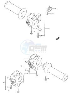 GSX750F (E2) drawing HANDLE SWITCH (MODEL K3)