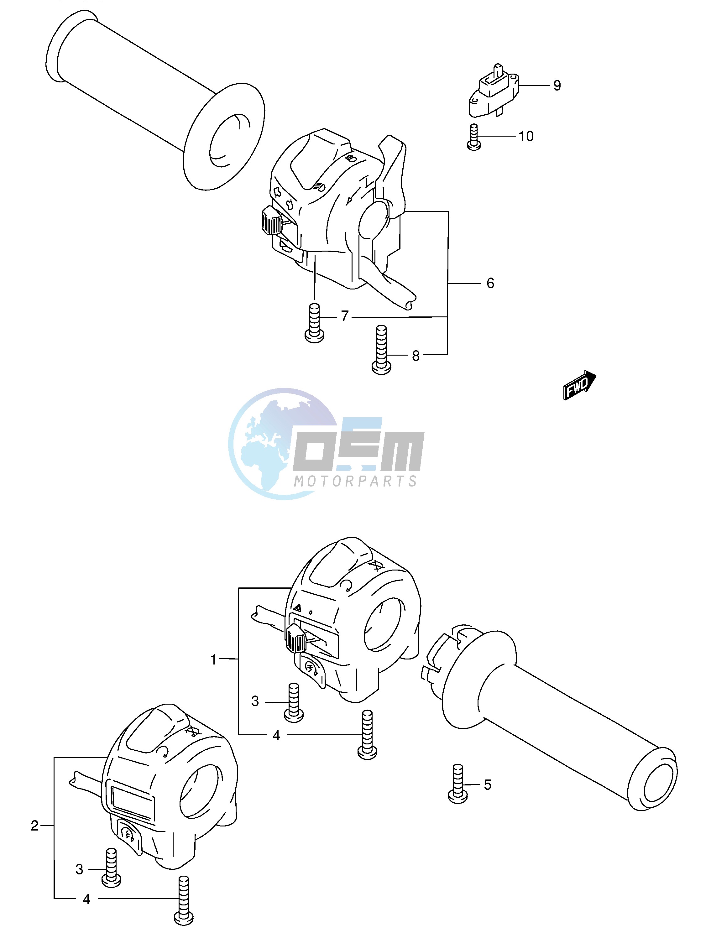 HANDLE SWITCH (MODEL K3)