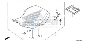 TRX420TED TRX420 Europe Direct - (ED) drawing SEAT