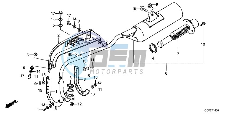 EXHAUST MUFFLER