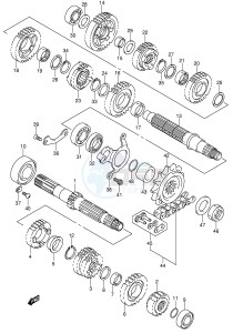 DL1000 (E2) V-Strom drawing TRANSMISSION (MODEL K4 K5 K6)