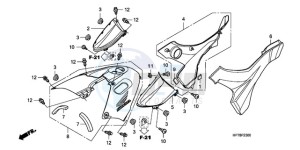 TRX420FPAA Australia - (U / PS) drawing SIDE COVER/TANK COVER