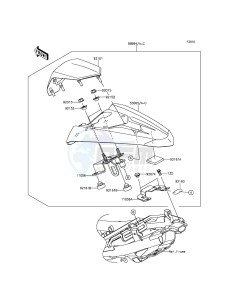 Z250SL BR250EFS XX (EU ME A(FRICA) drawing Accessory(Single Seat Cover)