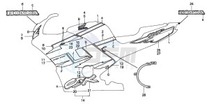 CBR600SE drawing STRIPE (CBR600FR)